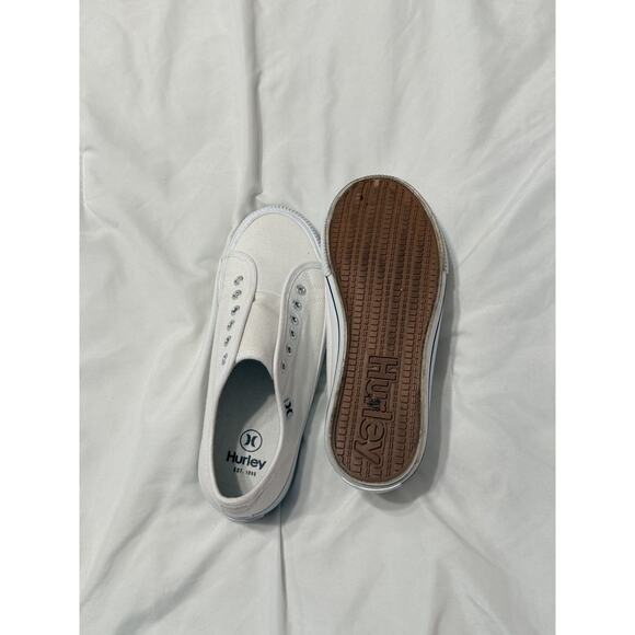 Hurley chloe white slip on sneakers - size 6m - Picture 6 of 7
